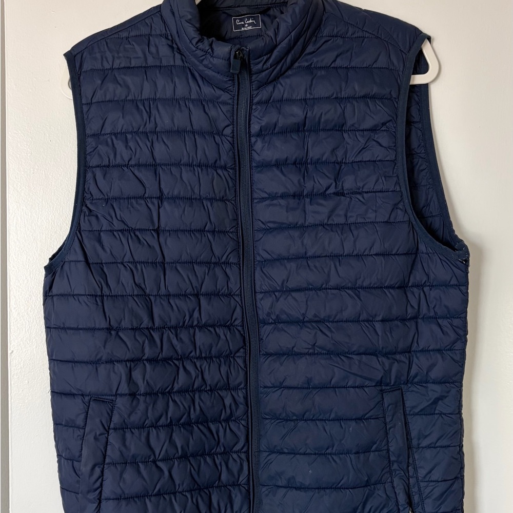 Pierre Cardin Dark Blue Puffer Vest